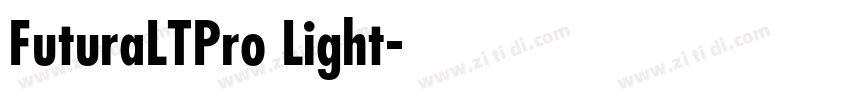 FuturaLTPro Light字体转换
